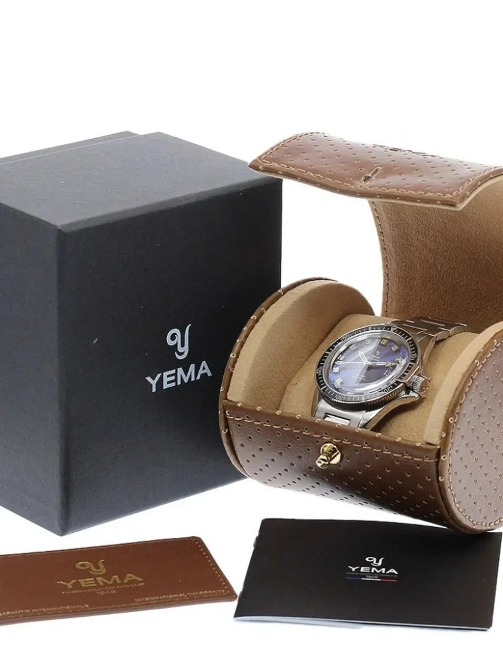 YEMA Superman Blue Heritage YSUP2018B-GMS Blue Dial Automatic Men's Watch_968154